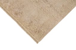 Full view of New Organic rug from Turkey, 306 × 212 cm in Beige tones