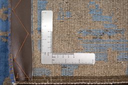 Full view of New Organic rug from Turkey, 303 × 210 cm in Blue tones
