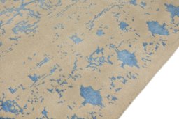 Full view of New Organic rug from Turkey, 300 × 215 cm in Blue tones