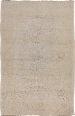 Full view of New Organic rug from Turkey, 299 × 193 cm in Beige tones