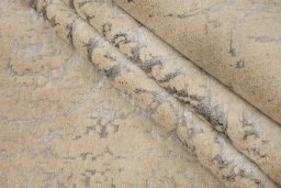 Close-up detail of New Organic rug from Turkey showing Wool weave