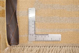 Full view of New Organic rug from Turkey, 244 × 173 cm in Yellow tones