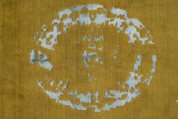 Central medallion detail of New Organic rug from Turkey