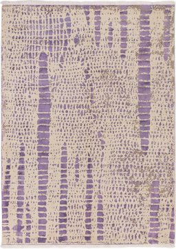 Full view of New Organic rug from Turkey, 239 × 170 cm in Purple tones