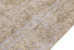 Close-up detail of New Organic rug from Turkey showing Wool weave