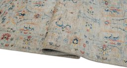 Close-up detail of New Farahan rug from Pakistan showing Wool weave