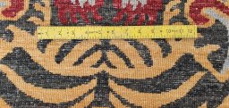 Full view of New Farahan rug from Pakistan, 190 × 113 cm in Yellow tones