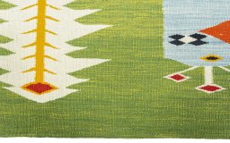 Central medallion detail of New Kilim Dastan rug from Turkey