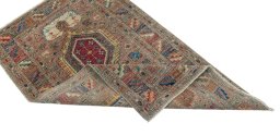 Central medallion detail of New Kazak rug from Pakistan