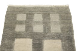 Surface texture of New Kilim Gabbeh rug with natural Wool and intricate pattern