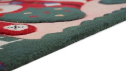 Central medallion detail of New Kilim Gabbeh rug from Iran / Persia