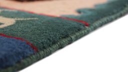 Central medallion detail of New Kilim Gabbeh rug from Iran / Persia