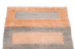 Surface texture of New Kilim Gabbeh rug with natural Wool and intricate pattern