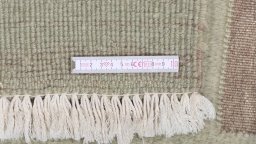 Close-up detail of New Kilim Gabbeh rug from Iran / Persia showing Wool weave