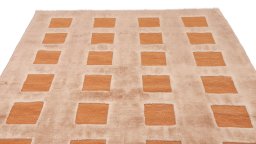 Surface texture of New Kilim Gabbeh rug with natural Wool and intricate pattern