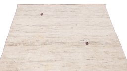 Surface texture of New Persian Gabbeh rug with natural Wool and intricate pattern