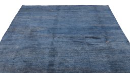 Surface texture of 1980s Persian Gabbeh rug with natural Wool and intricate pattern
