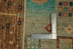 Surface texture of New Persian Gabbeh rug with natural Wool and intricate pattern