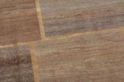 Surface texture of New Persian Gabbeh rug with natural Wool and intricate pattern