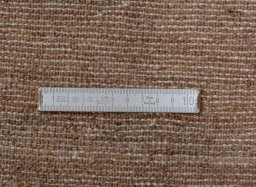 Close-up detail of New Persian Gabbeh rug from Iran / Persia showing Wool weave