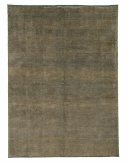 Full view of New Persian Gabbeh rug from Iran / Persia, 230 × 169 cm in Blue tones