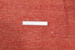 Corner detail of New Persian Gabbeh rug showing border pattern and Wool pile