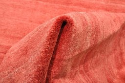 Close-up detail of New Persian Gabbeh rug from Iran / Persia showing Wool weave