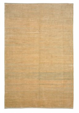 Full view of New Persian Gabbeh rug from Iran / Persia, 250 × 161 cm in Blue tones
