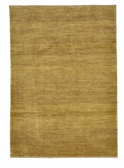 Full view of New Persian Gabbeh rug from Iran / Persia, 204 × 145 cm in Green tones