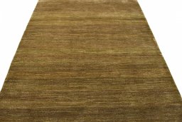 Surface texture of New Persian Gabbeh rug with natural Wool and intricate pattern