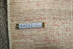 Close-up detail of New Persian Gabbeh rug from Iran / Persia showing Wool weave