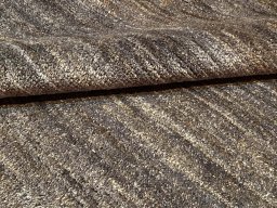 Close-up detail of New Persian Gabbeh rug from Iran / Persia showing Wool weave