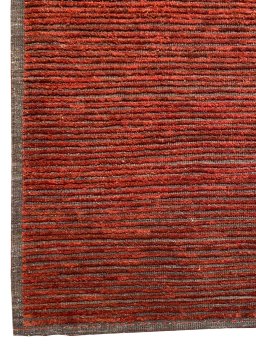 Close-up detail of New Persian Gabbeh rug from Iran / Persia showing Cotton weave