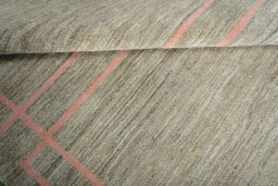 Close-up detail of New Persian Gabbeh rug from Iran / Persia showing Wool weave