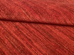 Close-up detail of New Persian Gabbeh rug from Iran / Persia showing Wool weave