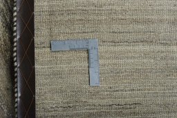 Close-up detail of New Persian Gabbeh rug from Iran / Persia showing Wool weave