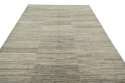 Surface texture of New Persian Gabbeh rug with natural Wool and intricate pattern