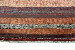 Central medallion detail of 2000s Persian Gabbeh rug from Iran / Persia