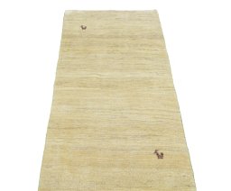 Surface texture of New Persian Gabbeh rug with natural Wool and intricate pattern