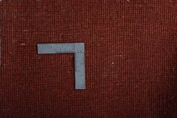 Close-up detail of New Persian Gabbeh rug from Iran / Persia showing Wool weave