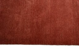 Close-up detail of New Persian Gabbeh rug from Iran / Persia showing Wool weave