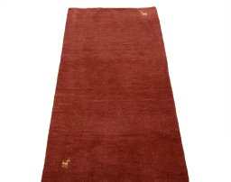 Surface texture of New Persian Gabbeh rug with natural Wool and intricate pattern
