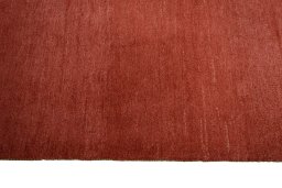 Close-up detail of New Persian Gabbeh rug from Iran / Persia showing Wool weave