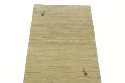 Surface texture of New Persian Gabbeh rug with natural Wool and intricate pattern