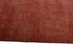 Close-up detail of New Persian Gabbeh rug from Iran / Persia showing Wool weave