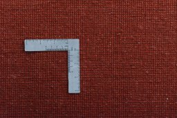 Full view of New Persian Gabbeh rug from Iran / Persia, 90 × 58 cm in Red tones