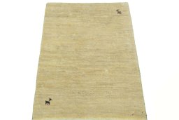 Surface texture of New Persian Gabbeh rug with natural Wool and intricate pattern