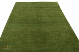 Surface texture of New Persian Gabbeh rug with natural Wool and intricate pattern