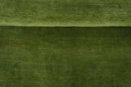 Full view of New Persian Gabbeh rug from Iran / Persia, 234 × 170 cm in Green tones