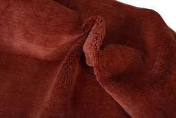 Corner detail of New Persian Gabbeh rug showing border pattern and Wool pile
